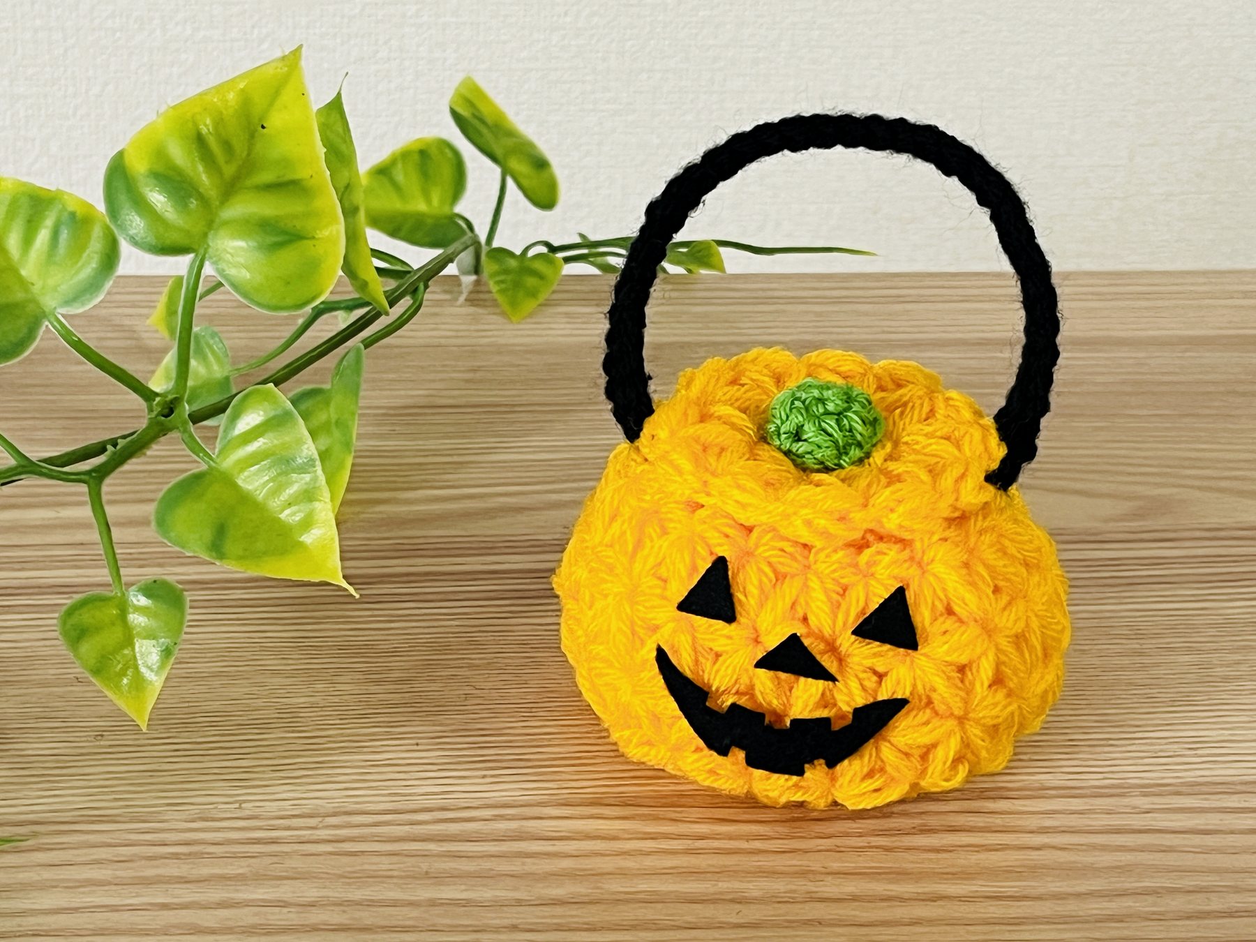AMU-500のレシピ通りに制作したハロウィンかぼちゃミニバスケット